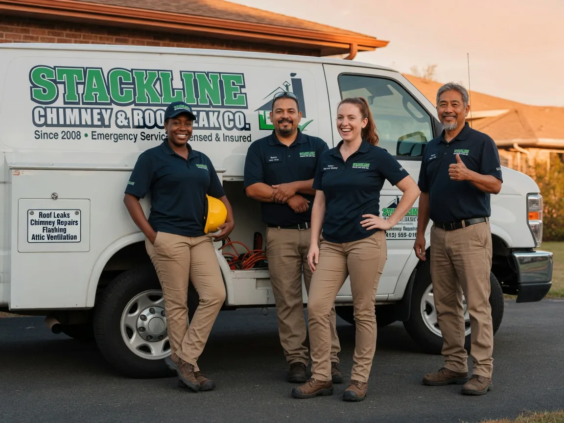 Chimney flashing repair company in Headrick, OK